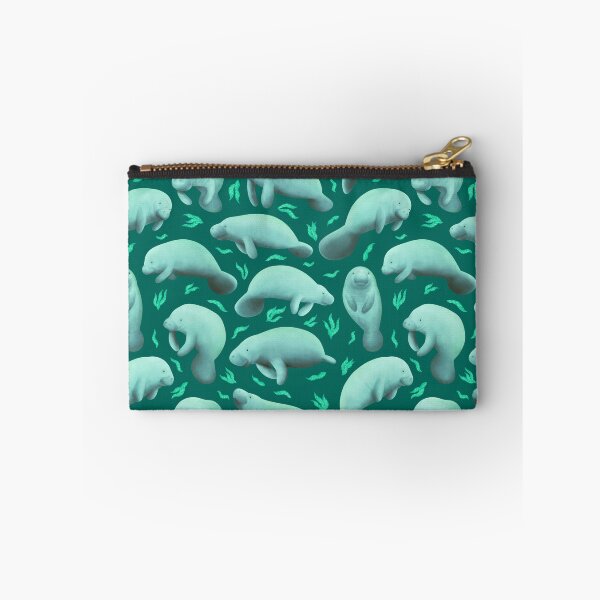 Item preview, manatees (teal) designed and sold by tandemsy.