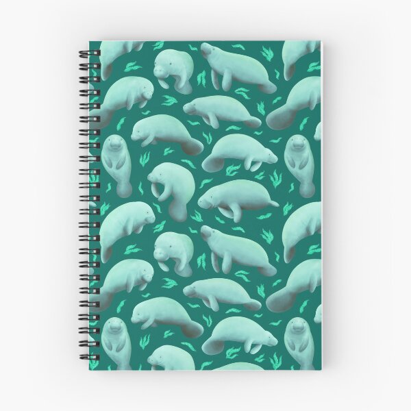 Item preview, manatees (teal) designed and sold by tandemsy.