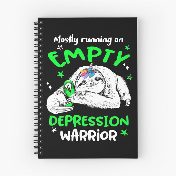 Item preview, Mostly running on Empty Depression Warrior designed and sold by ElizabethS809.