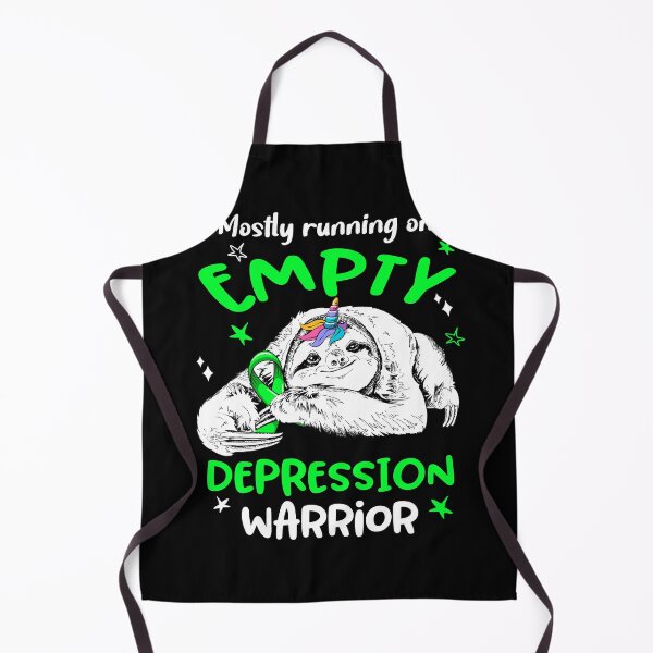Item preview, Mostly running on Empty Depression Warrior designed and sold by ElizabethS809.