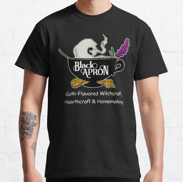 Black Apron Logo & Tag Line Classic T-Shirt
