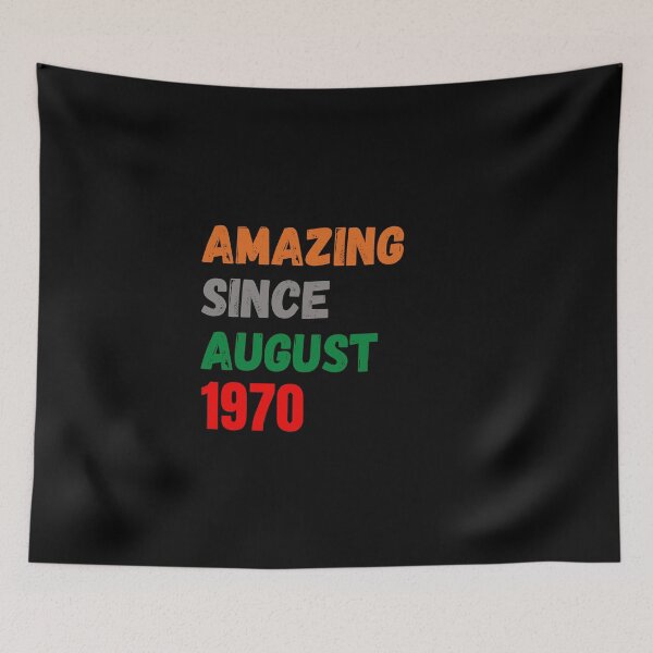Item preview, Amazing Since August 1970 designed and sold by melshirt-shop.
