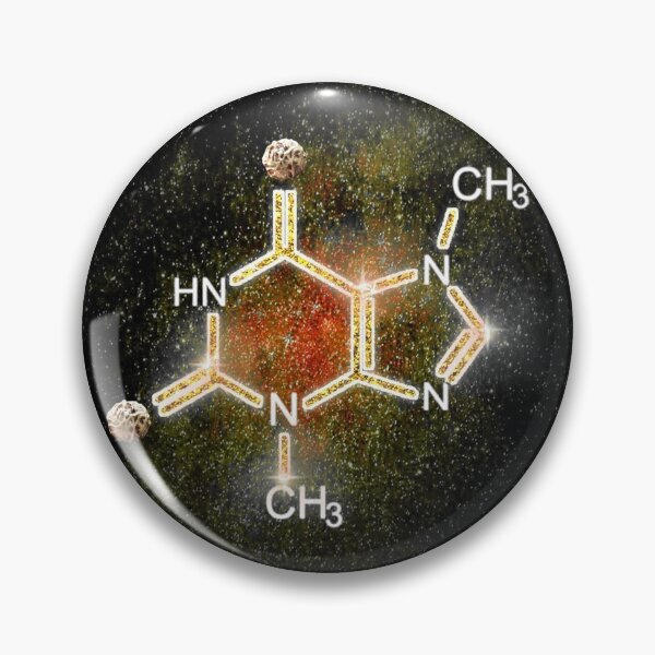 Item preview, Constellation Chocolate Molecule - Theobromine - Formula Chemical Galaxy designed and sold by Jolly-Yosei.