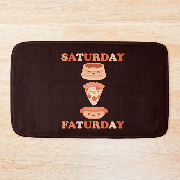 Item preview, Saturday Faturday Funny Cheat Day Foodie Kawaii Food Humor designed and sold by gkao.