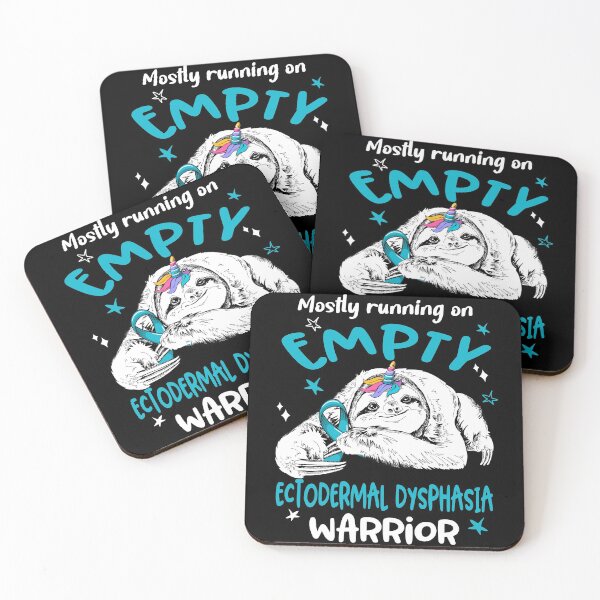 Item preview, Mostly running on Empty Ectodermal Dysphasia Warrior designed and sold by ElizabethS809.