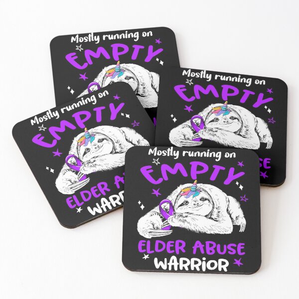 Item preview, Mostly running on Empty Elder Abuse Warrior designed and sold by ElizabethS809.