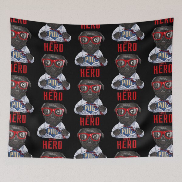 Item preview, Super Hero Pug  designed and sold by SariahSteng.