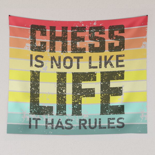 Item preview, Chess is not like life it has rules designed and sold by Trinket-Trickster.
