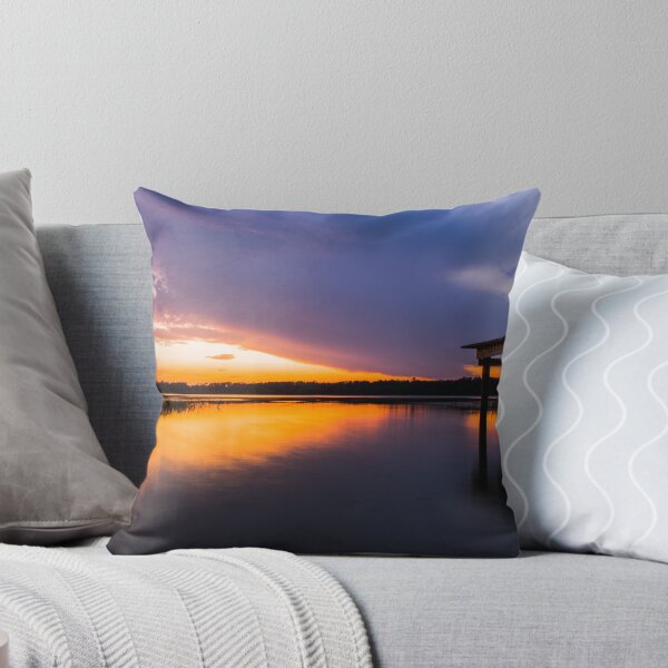 Item preview, Purples and Oranges by the Dock designed and sold by Parker Cunningham.