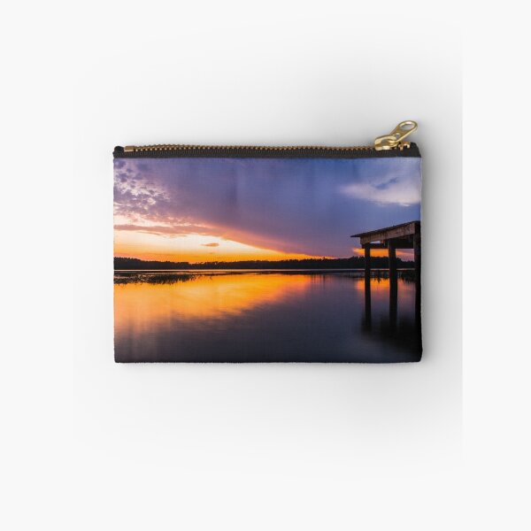 Item preview, Purples and Oranges by the Dock designed and sold by Parker Cunningham.