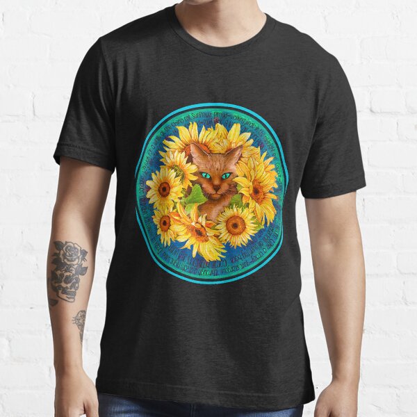 China cat 2025 sunflower shirt