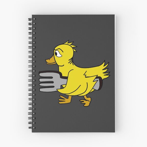 Item preview, forking duck designed and sold by ItsMariaTTV.