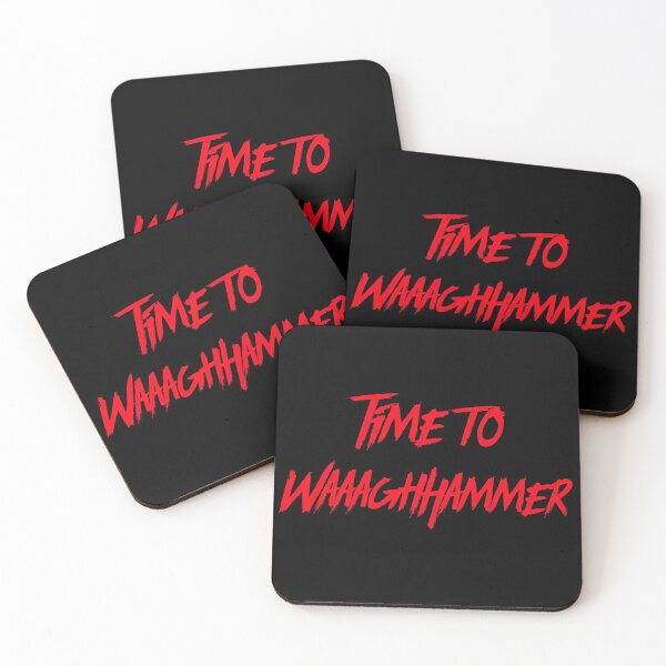 Item preview, Time to Waaaghhammer - Red designed and sold by PWstore.