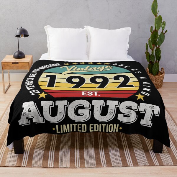 Item preview, 29 Years Of Being Awesome - One Of A Kind Limited Edition - 1992 Vintage 29s Retro, Classic, Cool, August Birthday. designed and sold by ALITOPRINCE.