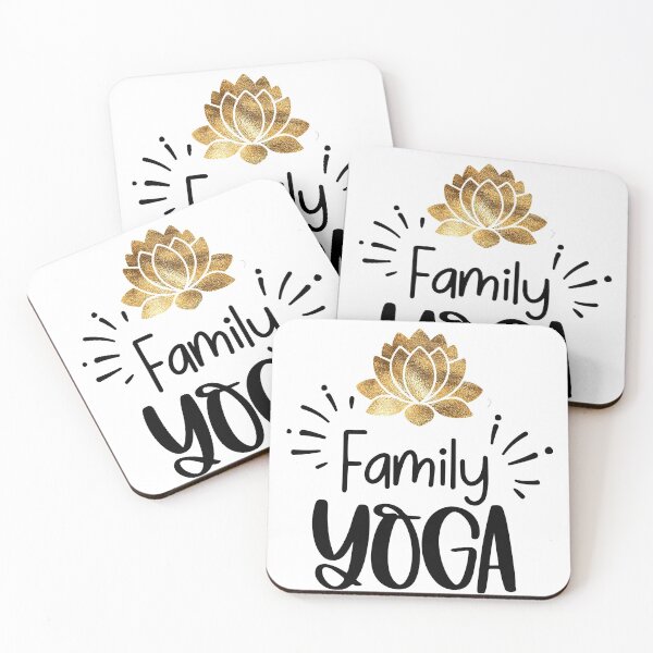 Item preview, Women's Family yoga print t-shirt | yoga t-shirt | custom t shirt | namaste t-shirt | women's t-shirt | Namaste designed and sold by PCBoutique.
