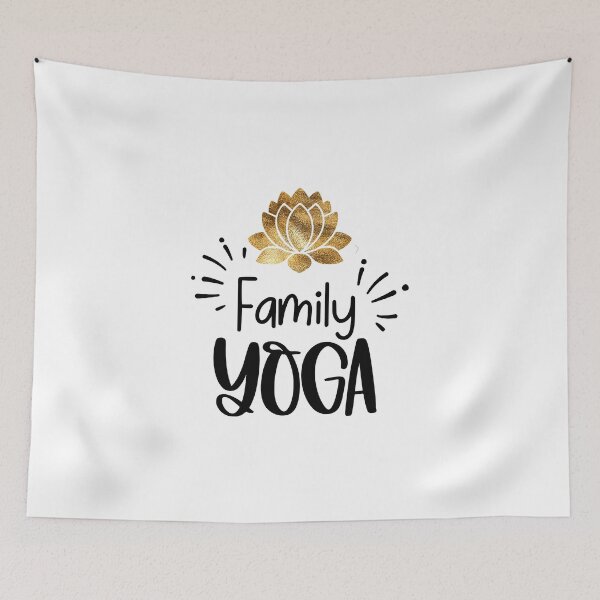 Item preview, Women's Family yoga print t-shirt | yoga t-shirt | custom t shirt | namaste t-shirt | women's t-shirt | Namaste designed and sold by PCBoutique.