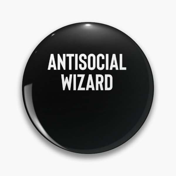 Item preview, Antisocial Wizard - Antisocial Funny Design designed and sold by MoTeesMo.
