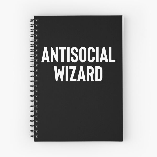 Item preview, Antisocial Wizard - Antisocial Funny Design designed and sold by MoTeesMo.