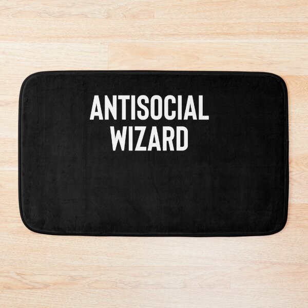 Item preview, Antisocial Wizard - Antisocial Funny Design designed and sold by MoTeesMo.