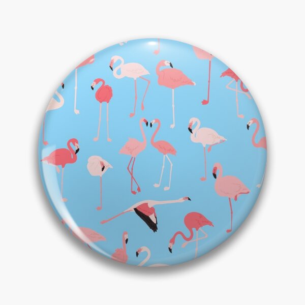Aperçu de l'œuvre flamants roses (bleu) créée et vendue par tandemsy.