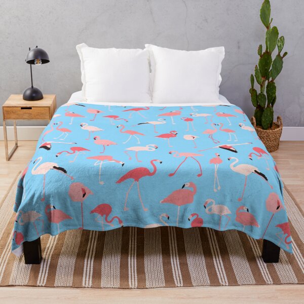 Aperçu de l'œuvre flamants roses (bleu) créée et vendue par tandemsy.