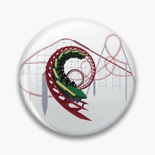 Item preview, Viper at Magic Mountain Coaster Design designed and sold by CoasterMerch.