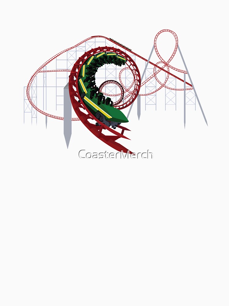 Viper at Magic Mountain Coaster Design by CoasterMerch