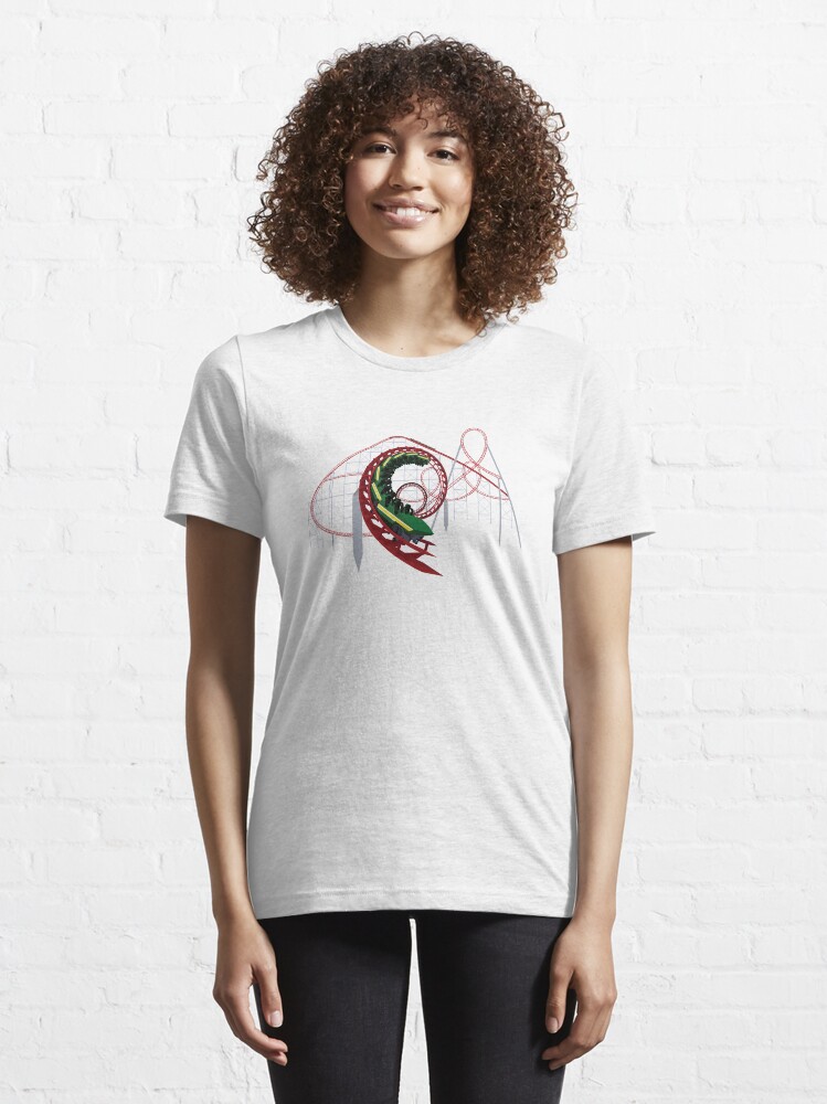 Alternate view of Viper at Magic Mountain Coaster Design Essential T-Shirt