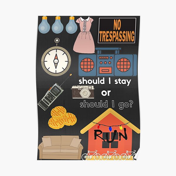 Stranger Things minimalist poster Poster