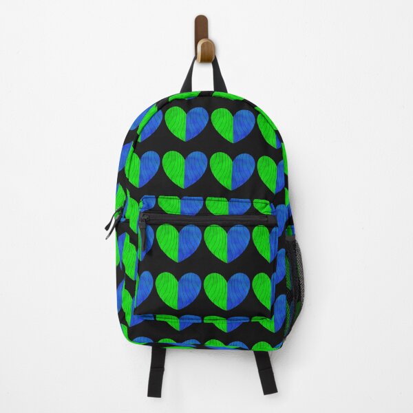 Item preview, Green & Blue Balloon Split Mandala Heart designed and sold by rainestore.
