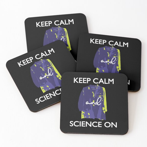 Item preview, Keep Calm Science On, Funny Science designed and sold by TroveLogic.