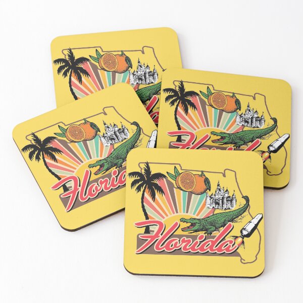 Item preview, State of Florida retro tourism design designed and sold by Adam Icenogle.