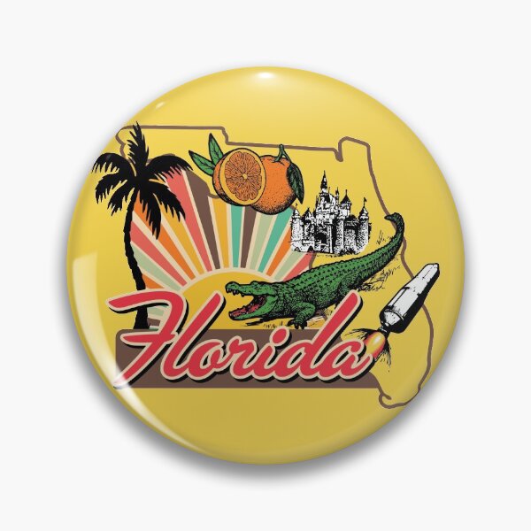 Item preview, State of Florida retro tourism design designed and sold by Adam Icenogle.