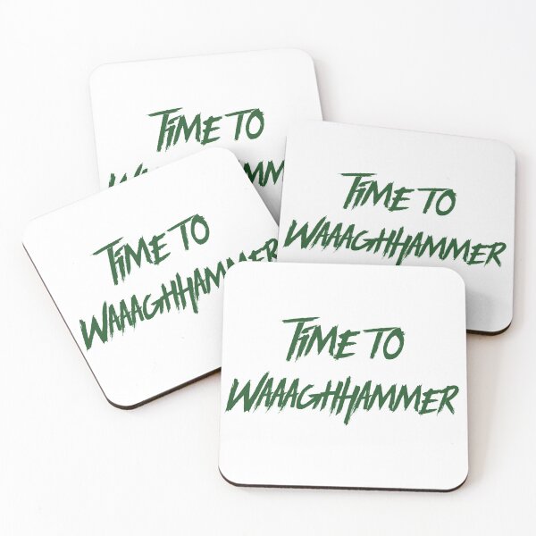 Item preview, Time to Waaaghhammer - Dark Green designed and sold by PWstore.