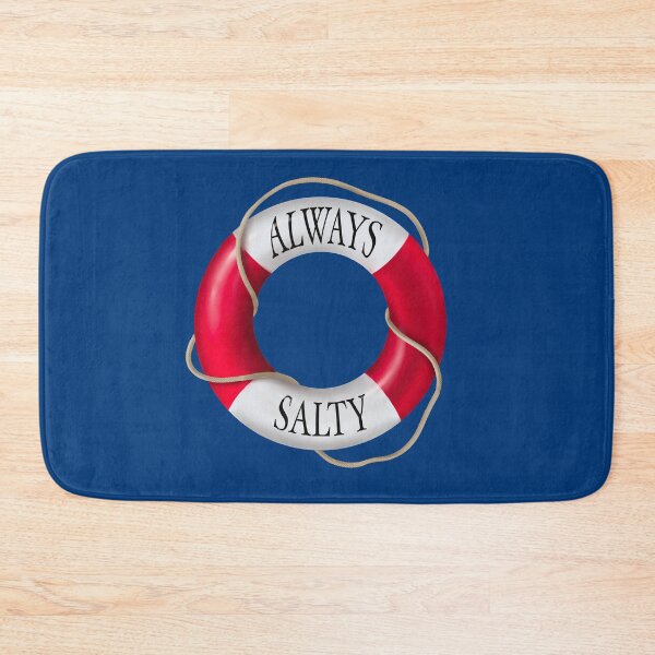 Item preview, Always Salty (navy blue background) designed and sold by LiciaMarie.