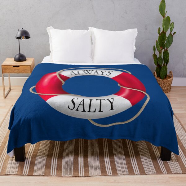 Item preview, Always Salty (navy blue background) designed and sold by LiciaMarie.