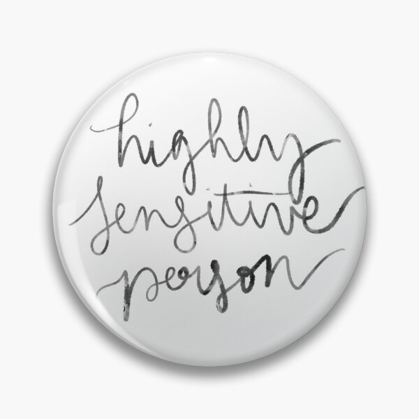 Item preview, highly sensitive person - black designed and sold by girlwithlatte.