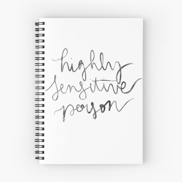 Item preview, highly sensitive person - black designed and sold by girlwithlatte.
