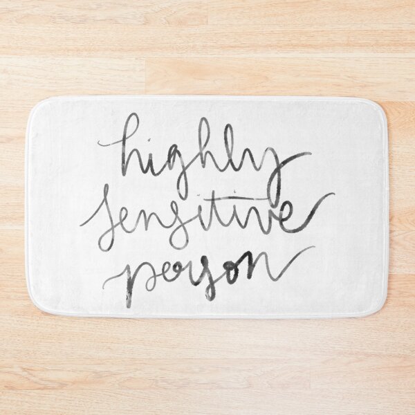 Item preview, highly sensitive person - black designed and sold by girlwithlatte.