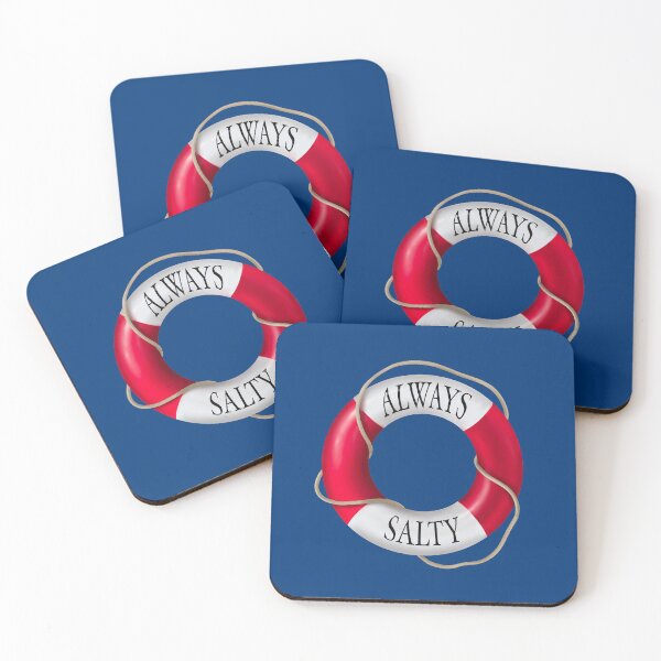 Item preview, Always Salty (navy blue background) designed and sold by LiciaMarie.