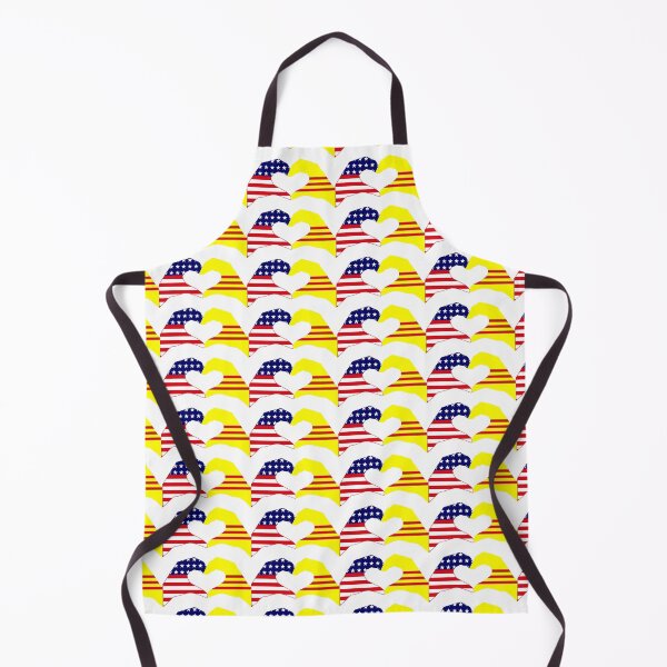 Item preview, We Heart USA & South Vietnam Patriot Flag Series designed and sold by Carbon-Fibre Media.