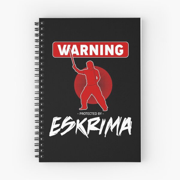 Item preview, Philippine Martial Arts Warning Protected By Eskrima print designed and sold by jakehughes2015.