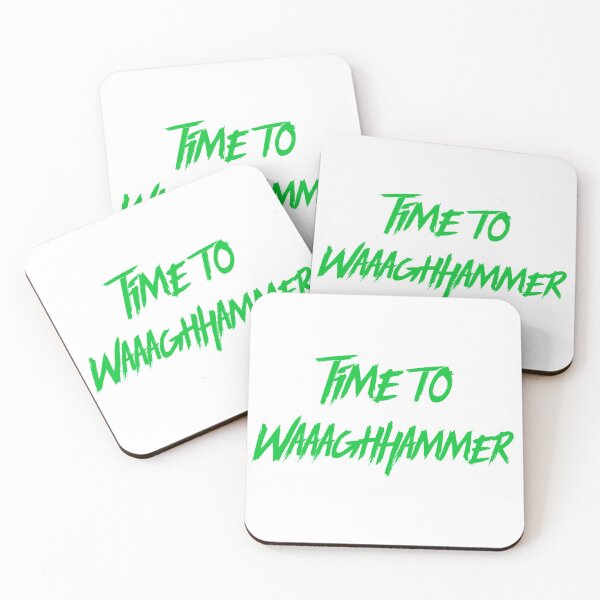 Item preview, Time to Waaaghhammer - Green designed and sold by PWstore.