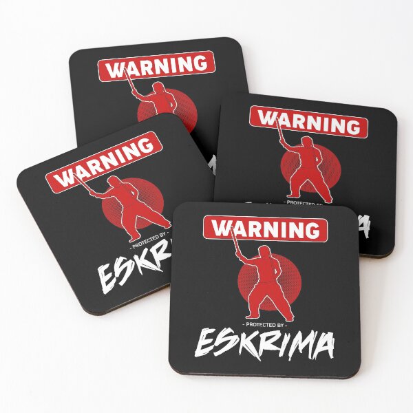 Item preview, Philippine Martial Arts Warning Protected By Eskrima print designed and sold by jakehughes2015.