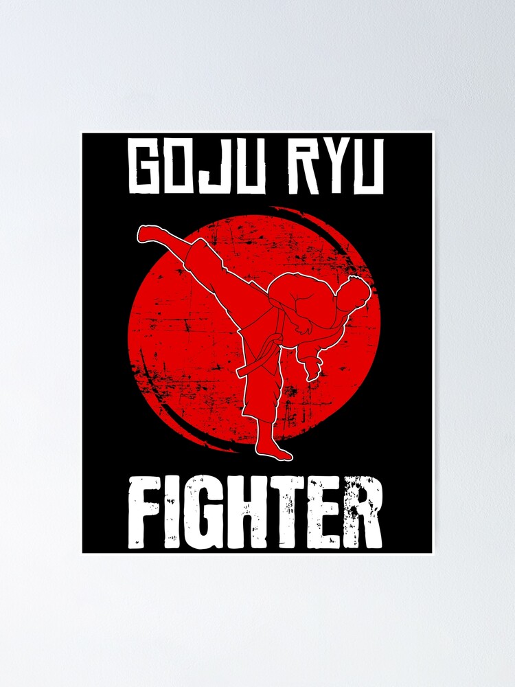 Japanese Okinawan Karate Goju Ryu Fighter Martial Arts Print Poster