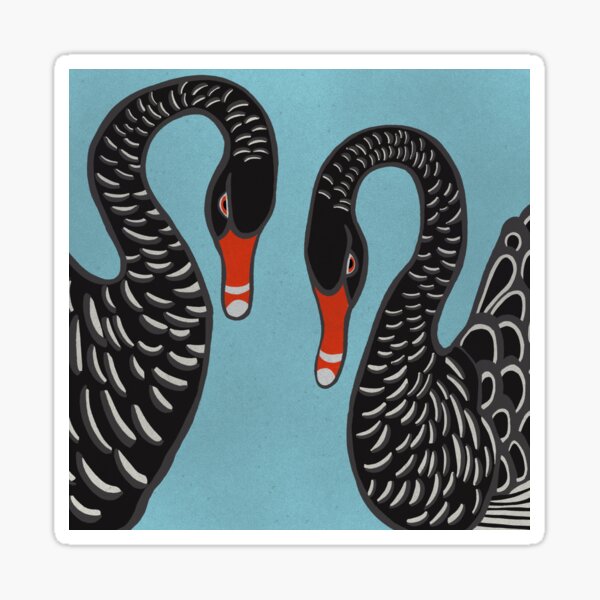 Black Swans Sticker