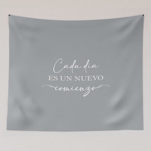 Item preview, Cada día es un nuevo comienzo. Spanish Quote designed and sold by Aryam Quotes.