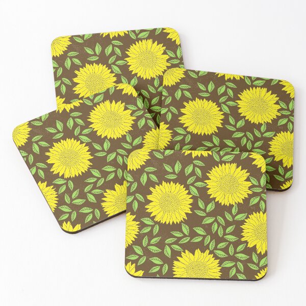 Item preview, SunFlowers Floral Pattern design for apparel and beddings designed and sold by Sunnyhova.