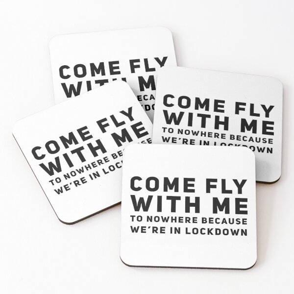 Item preview, Come fly with me to nowhere because we're in lockdown designed and sold by QuoteSimplez.