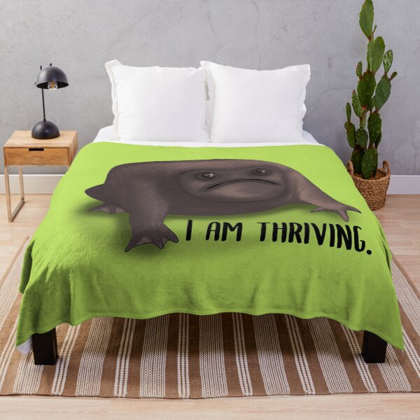 Item preview, Grumpy frog is thriving designed and sold by EmyBeeDesigns.